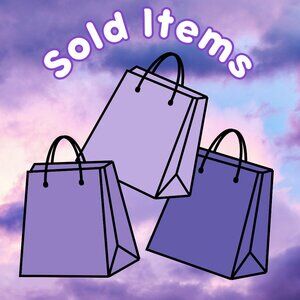 Sold Items listed below